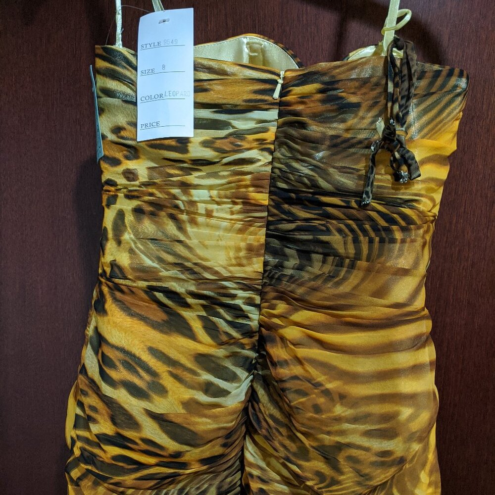 Jolie Prom 9549 Size 8 Leopard Prom Dress - Picture 7 of 8